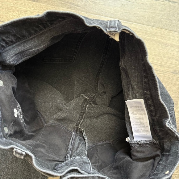 Madewell Faded Black High Rise 90s Straight Jeans Size 30 Women - Picture 6 of 15